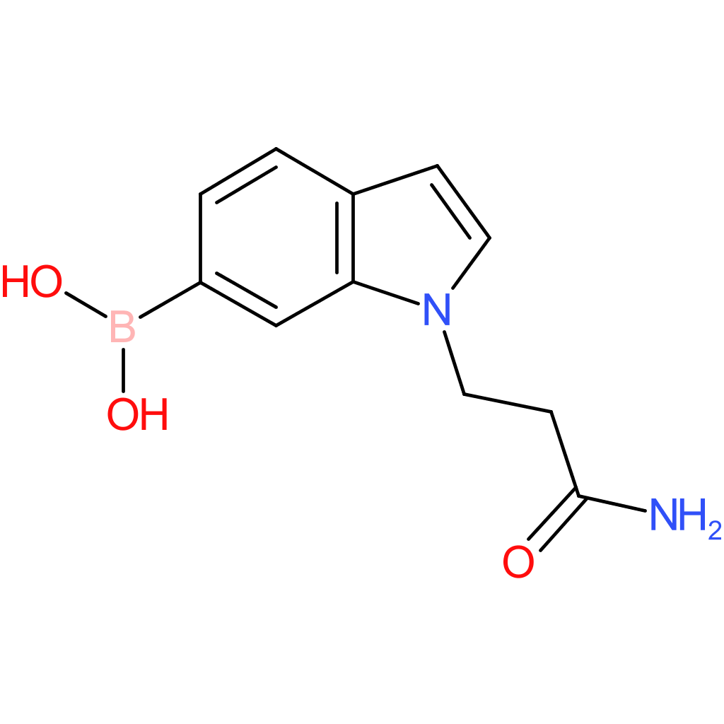 boronic acid, b-[1-(3-amino-3-oxopropyl)-1h-indol-6-yl]-