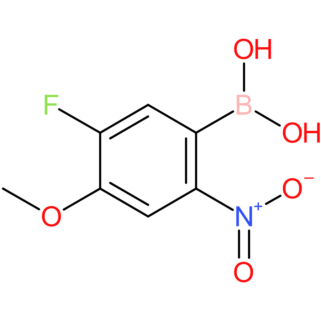 boronic acid, b-(5-fluoro-4-methoxy-2-nitrophenyl)-