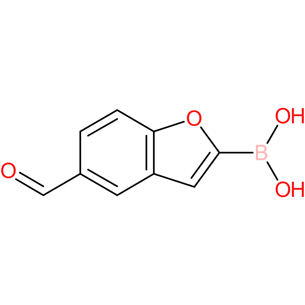 (5-formyl-1-benzofuran-2-yl)boronic acid
