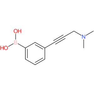 (3-(3-(dimethylamino)prop-1-yn-1-yl)phenyl)boronic acid
