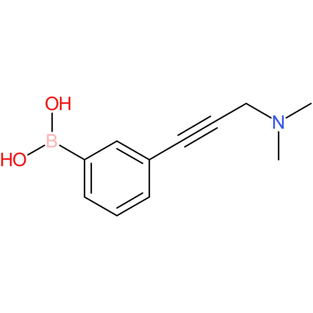 (3-(3-(dimethylamino)prop-1-yn-1-yl)phenyl)boronic acid