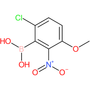6-chloro-3-methoxy-2-nitrophenylboronic acid