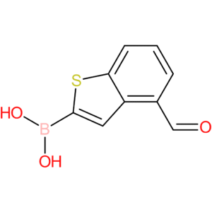 (4-formyl-1-benzothiophen-2-yl)boronic acid