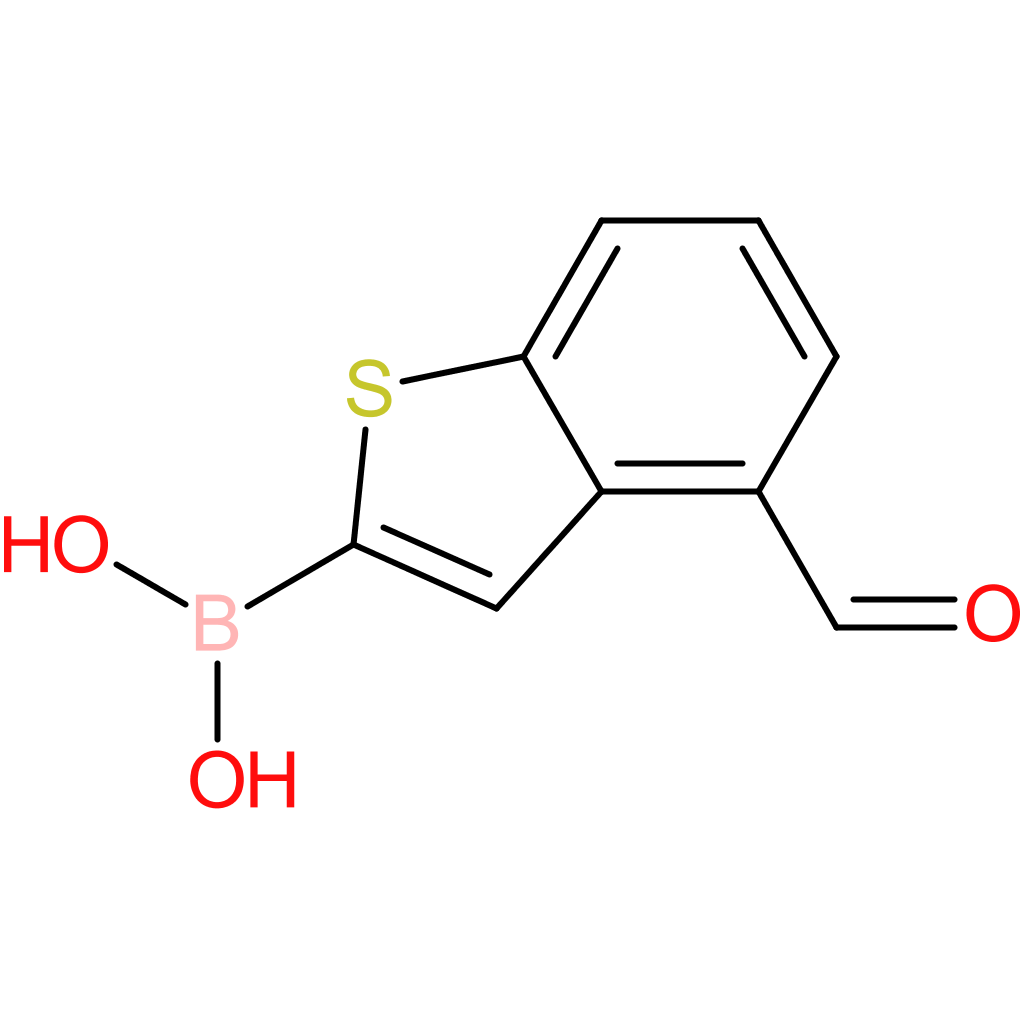 (4-formyl-1-benzothiophen-2-yl)boronic acid