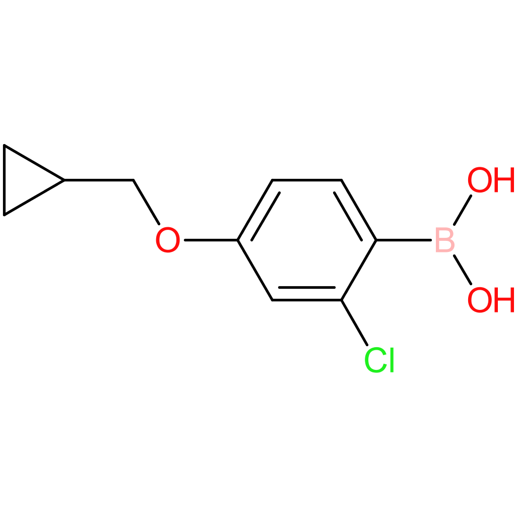 2-chloro-4-(cyclopropylmethoxy)phenylboronic acid