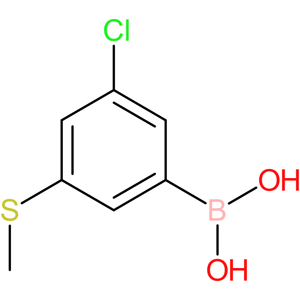 5-chloro-3-(meththio)phenylboronic acid