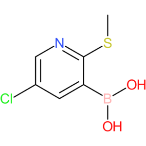 5-chloro-2-(methylsulfanyl)pyridine-3-boronic acid