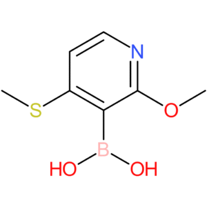 2-methoxy-4-(methylthio)pyridine-3-boronic acid