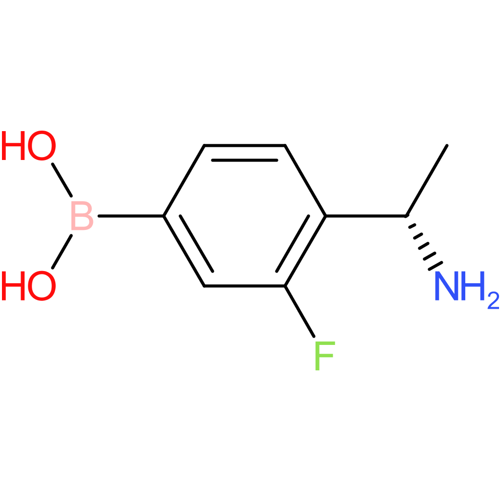 (4-[(1s)-1-aminoethyl]-3-fluorophenyl)boronic acid
