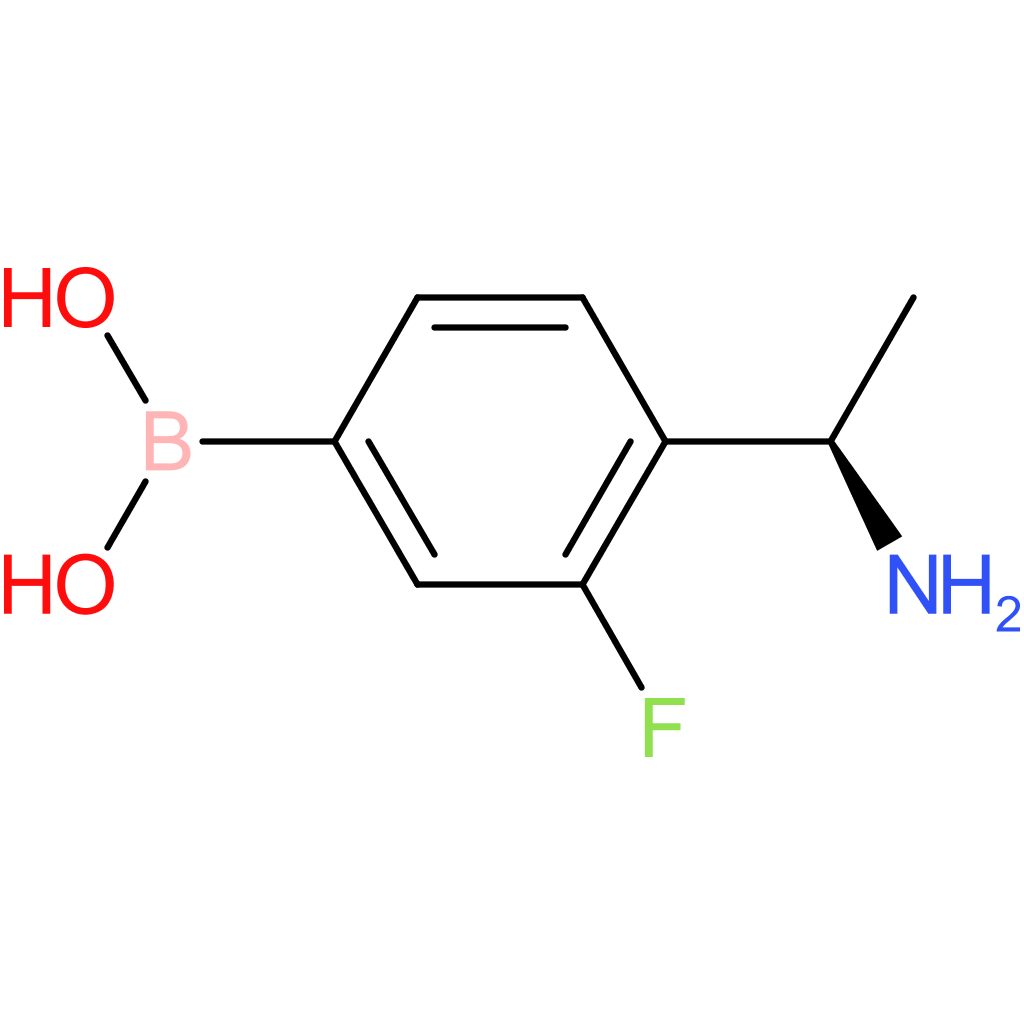 (4-[(1r)-1-aminoethyl]-3-fluorophenyl)boronic acid