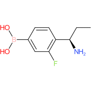 (4-[(1r)-1-aminopropyl]-3-fluorophenyl)boronic acid