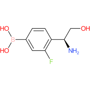 (4-[(1s)-1-amino-2-hydroxyethyl]-3-fluorophenyl)boronic acid
