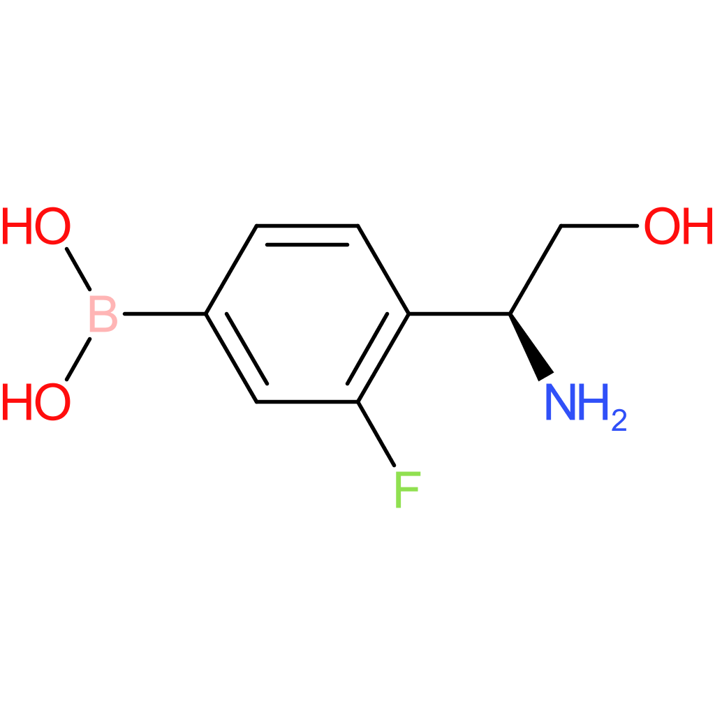 (4-[(1s)-1-amino-2-hydroxyethyl]-3-fluorophenyl)boronic acid