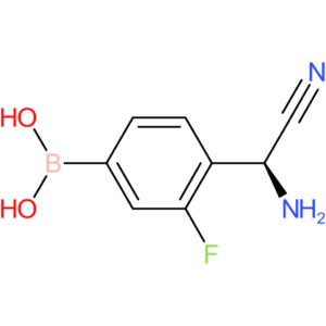 (4-[(s)-amino(cyano)methyl]-3-fluorophenyl)boronic acid
