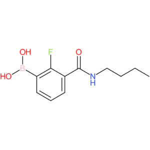 3-(n-butylcarbamoyl)-2-fluorobenzeneboronic acid