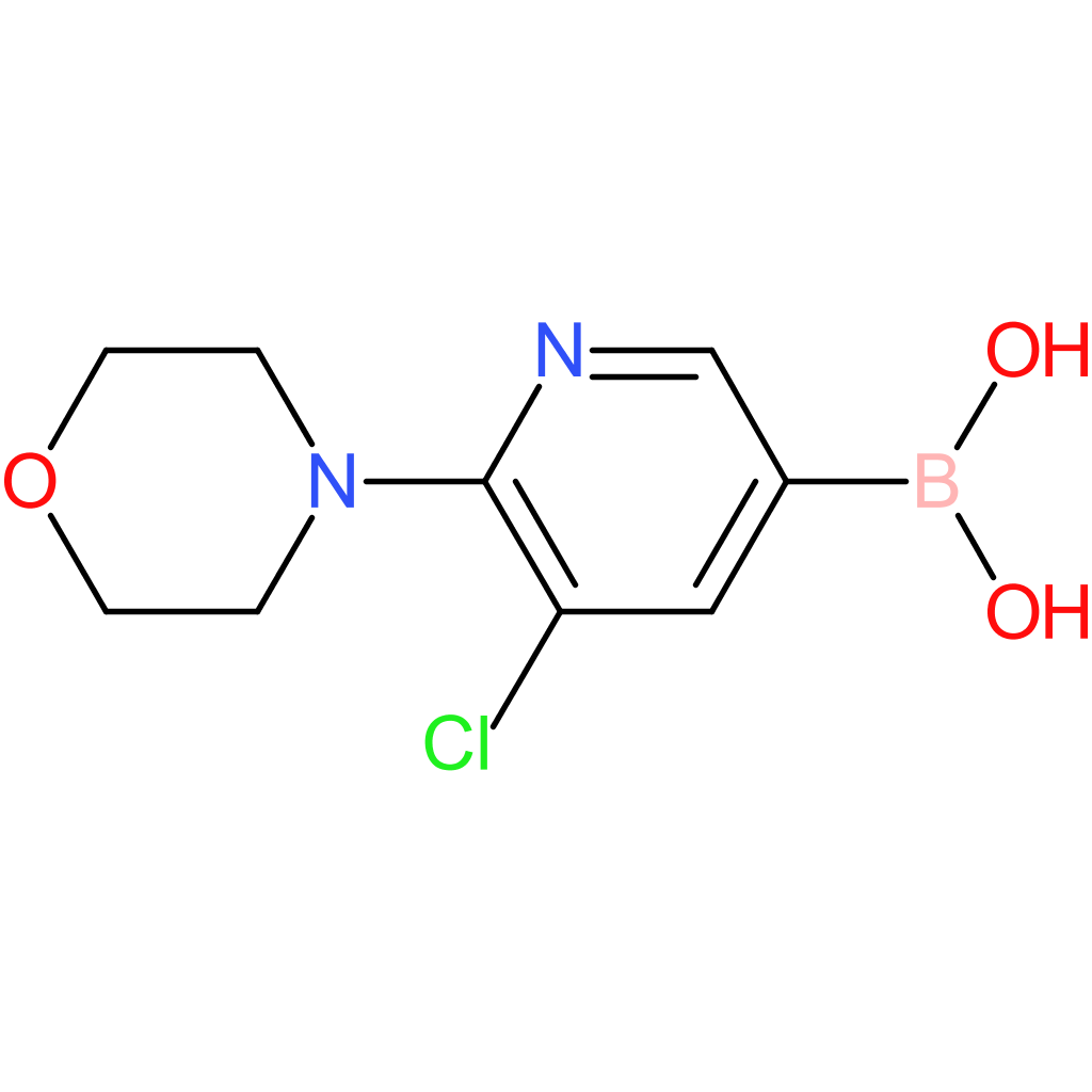 5-chloro-6-morpholinopyridin-3-ylboronic acid