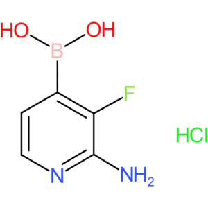 2-amino-3-fluoropyridine-4-boronic acid-hcl