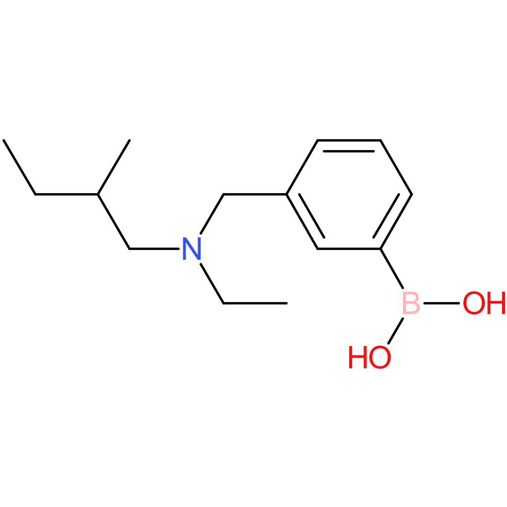 (3-([ethyl(2-methylbutyl)amino]methyl)phenyl)boronic acid