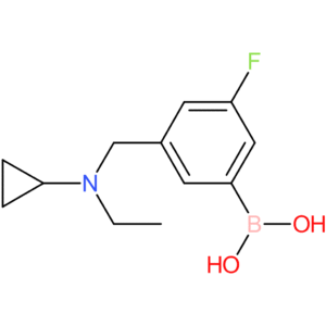 (3-([cyclopropyl(ethyl)amino]methyl)-5-fluorophenyl)boronic acid