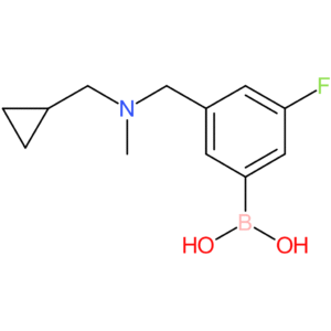 (3-([(cyclopropylmethyl)(methyl)amino]methyl)-5-fluorophenyl)boronic acid