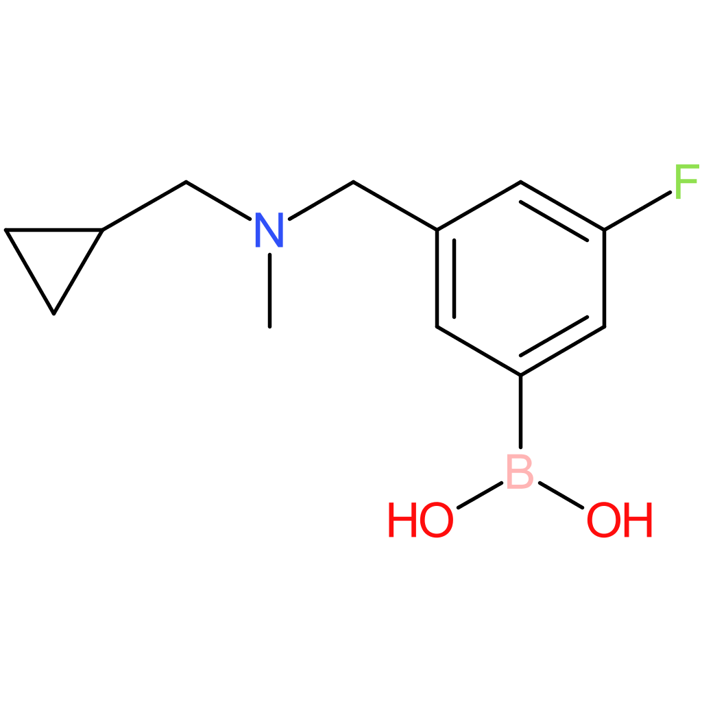 (3-([(cyclopropylmethyl)(methyl)amino]methyl)-5-fluorophenyl)boronic acid