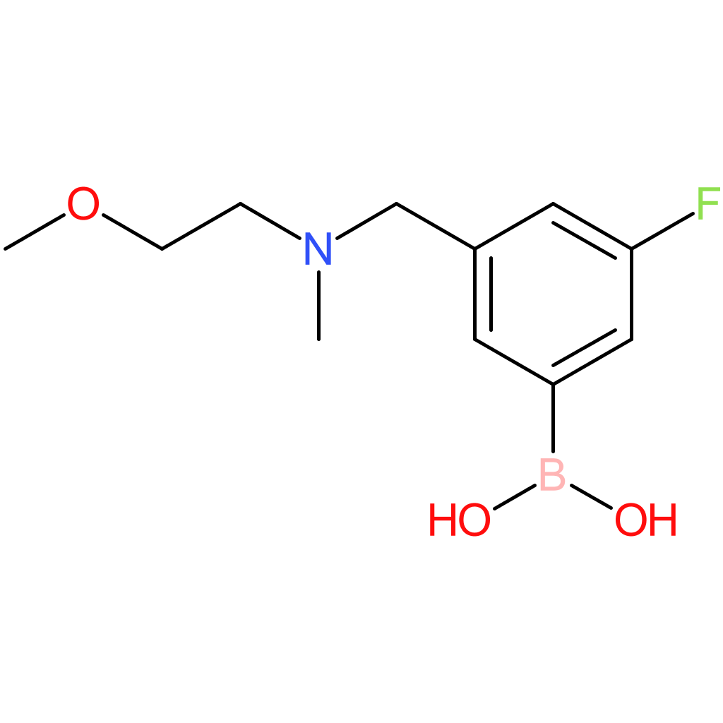 (3-fluoro-5-([(2-methoxyethyl)(methyl)amino]methyl)phenyl)boronic acid