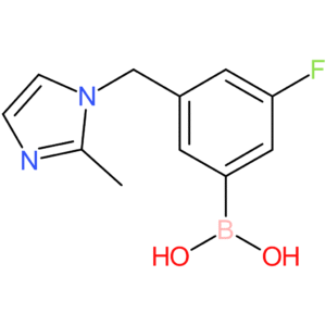 (3-fluoro-5-[(2-methyl-1h-imidazol-1-yl)methyl]phenyl)boronic acid
