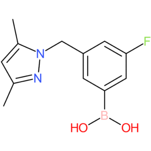 (3-[(3,5-dimethyl-1h-pyrazol-1-yl)methyl]-5-fluorophenyl)boronic acid