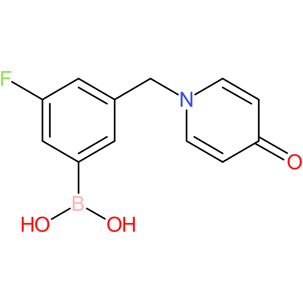 (3-fluoro-5-[(4-oxo-1,4-dihydropyridin-1-yl)methyl]phenyl)boronic acid