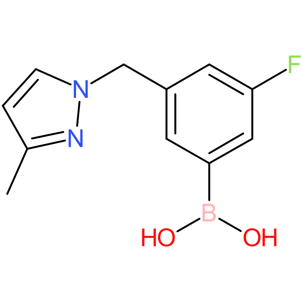 (3-fluoro-5-[(3-methyl-1h-pyrazol-1-yl)methyl]phenyl)boronic acid