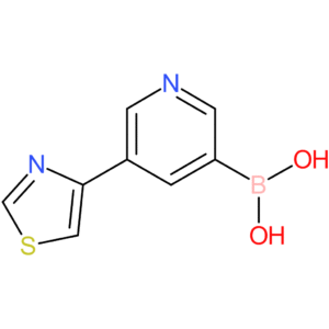 5-(thiazol-4-yl)pyridine-3-boronic acid
