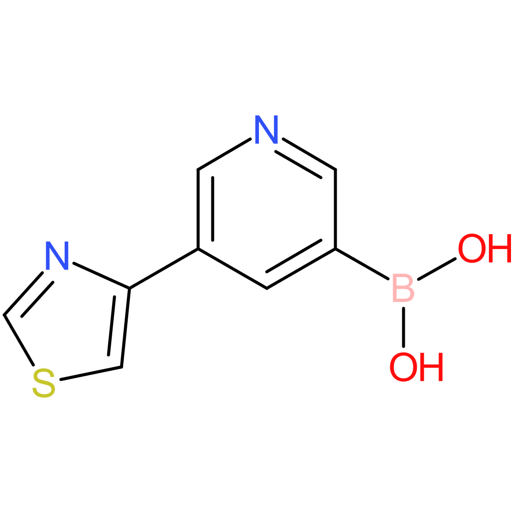 5-(thiazol-4-yl)pyridine-3-boronic acid