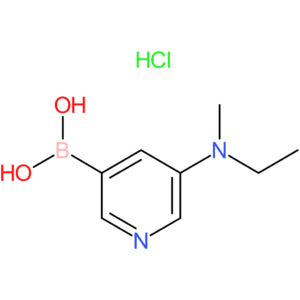 5-(methylethylamino)pyridine-3-boronic acid-hcl