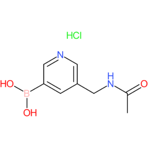 5-[(acetylamino)methyl]pyridine-3-boronic acid-hcl