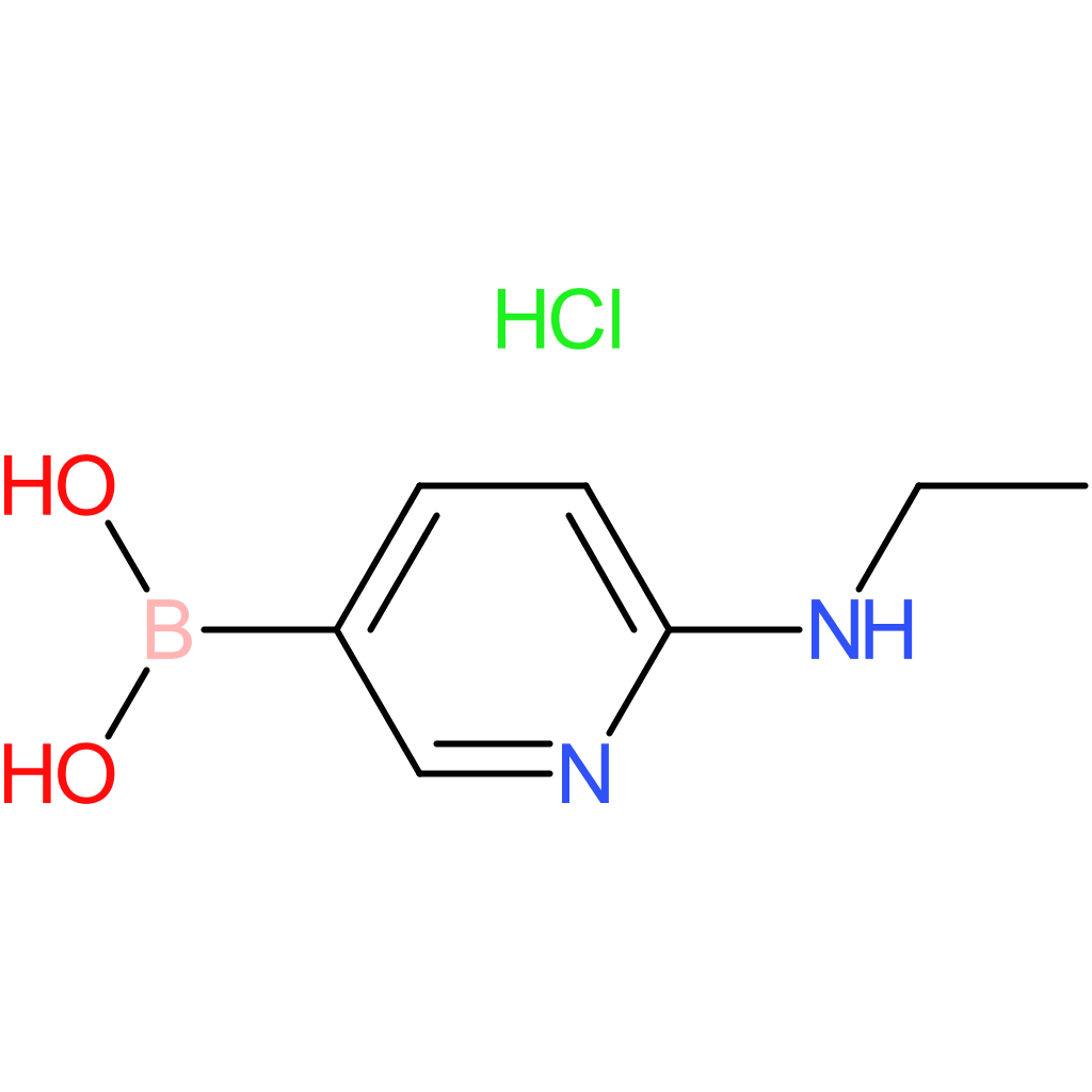6-(ethylamino)pyridine-3-boronic acid-hcl