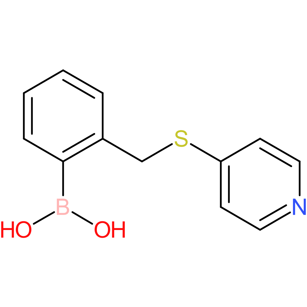 (2-[(pyridin-4-ylsulfanyl)methyl]phenyl)boronic acid