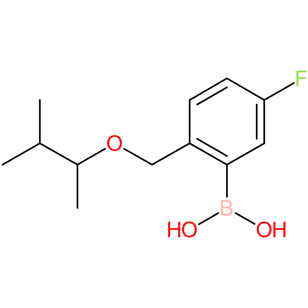 (5-fluoro-2-([(3-methylbutan-2-yl)oxy]methyl)phenyl)boronic acid