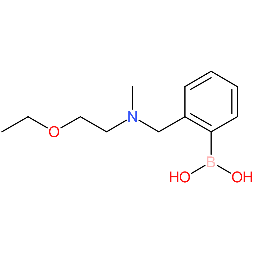 (2-([(2-ethoxyethyl)(methyl)amino]methyl)phenyl)boronic acid