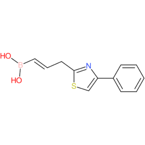 (E)-(3-(4-phenylthiazol-2-yl)prop-1-en-1-yl)boronic acid