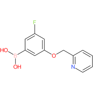 [3-fluoro-5-(pyridin-2-ylmethoxy)phenyl]boronic acid