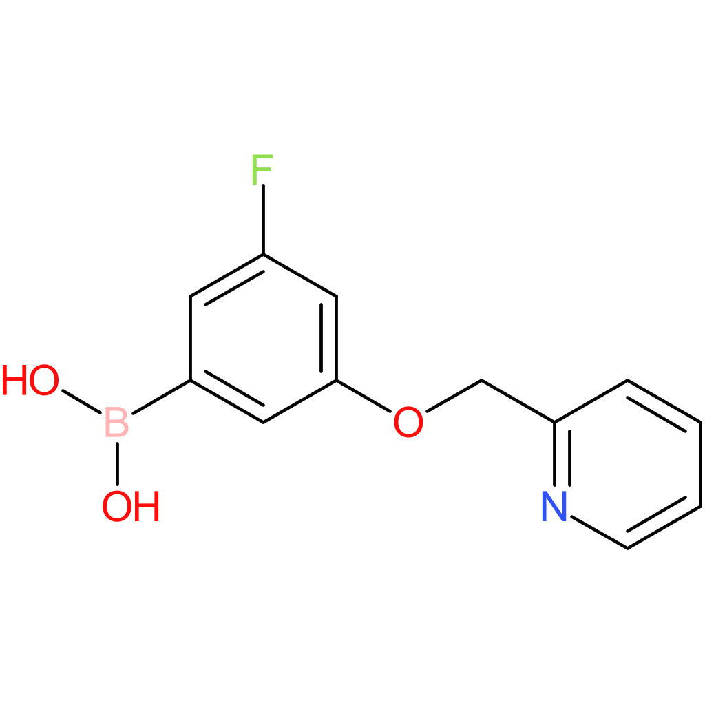 [3-fluoro-5-(pyridin-2-ylmethoxy)phenyl]boronic acid