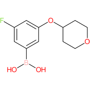 [3-fluoro-5-(oxan-4-yloxy)phenyl]boronic acid