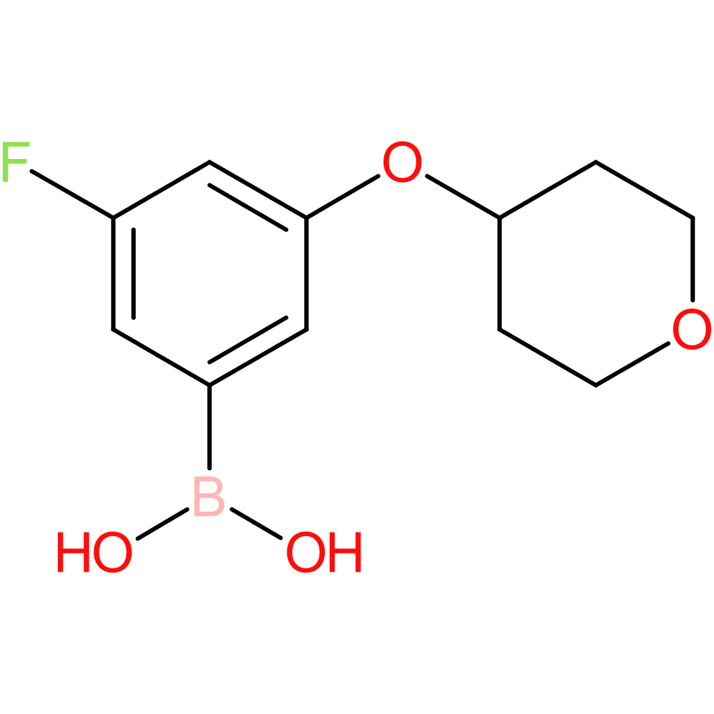 [3-fluoro-5-(oxan-4-yloxy)phenyl]boronic acid