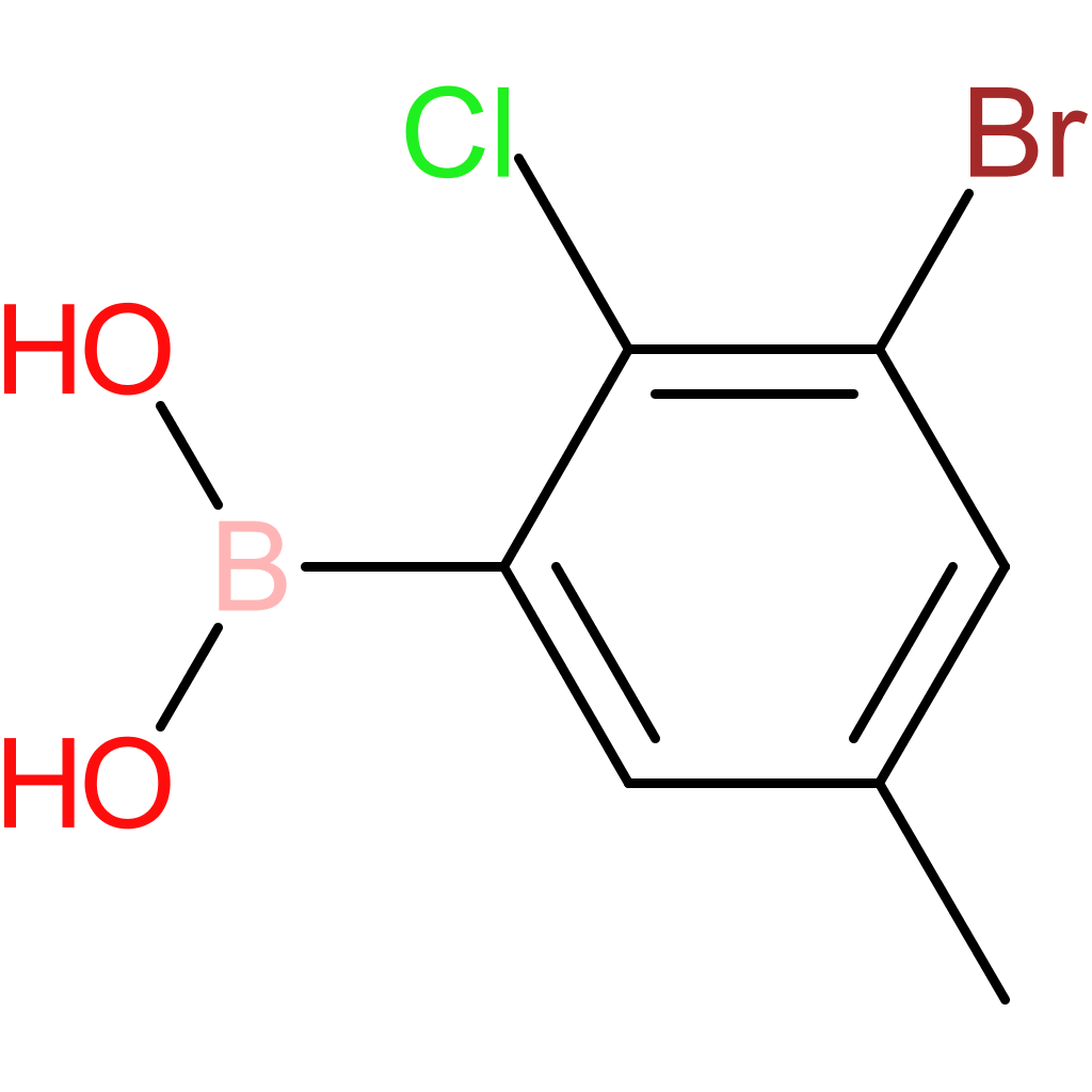 2-chloro-3-bromo-5-methylphenylboronic acid
