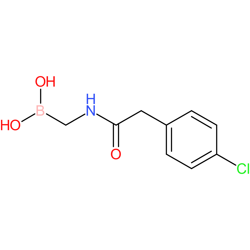 ((2-(4-chlorophenyl)acetamido)methyl)boronic acid