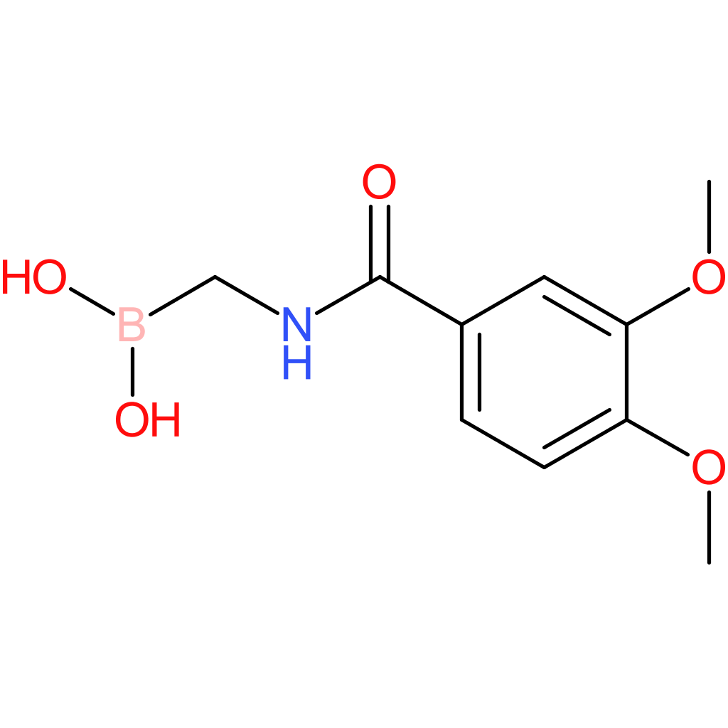 ((3,4-dimethoxybenzamido)methyl)boronic acid