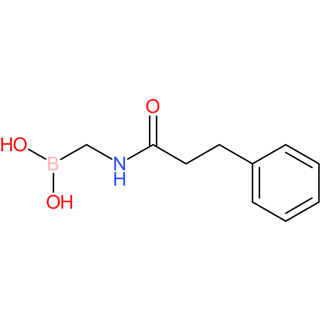 ((3-phenylpropanamido)methyl)boronic acid