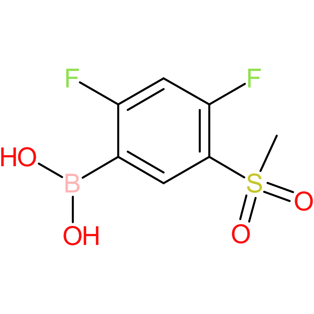 (2,4-difluoro-5-(methylsulfonyl)phenyl)boronic acid