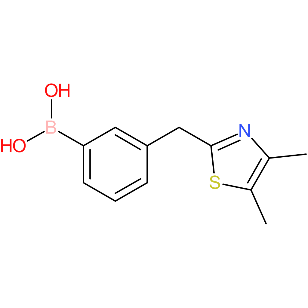 (3-((4,5-dimethylthiazol-2-yl)methyl)phenyl)boronic acid