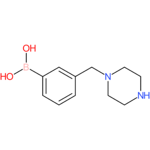 (3-(piperazin-1-ylmethyl)phenyl)boronic acid